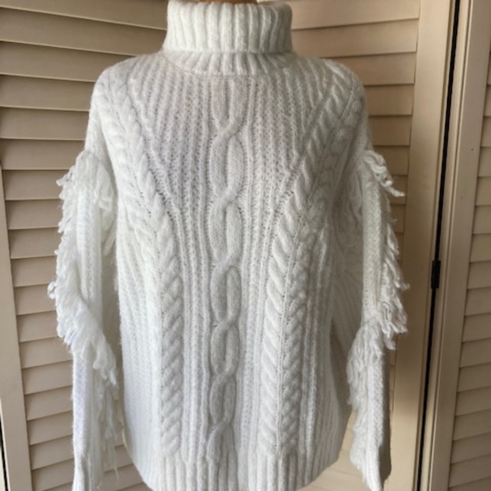 Cable Knit Turtleneck Sweater - image 1